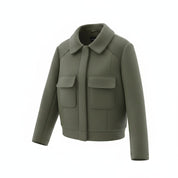 Dorothy Perkins Women's Khaki Utility Cropped Jacket – UK Return