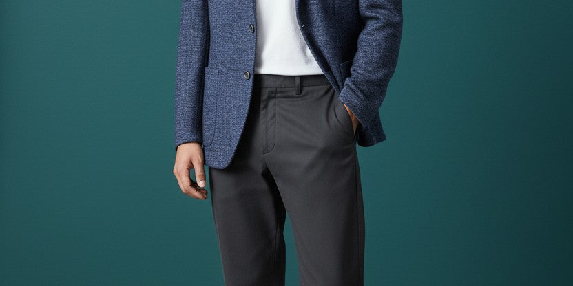 Charles Tyrwhitt men's blue herringbone blazer UK brand Pakistan