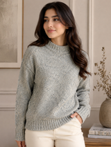 George Women's Grey Knitted Sweater