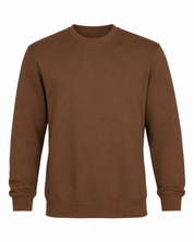 Men's Brown Crew Neck Sweatshirt