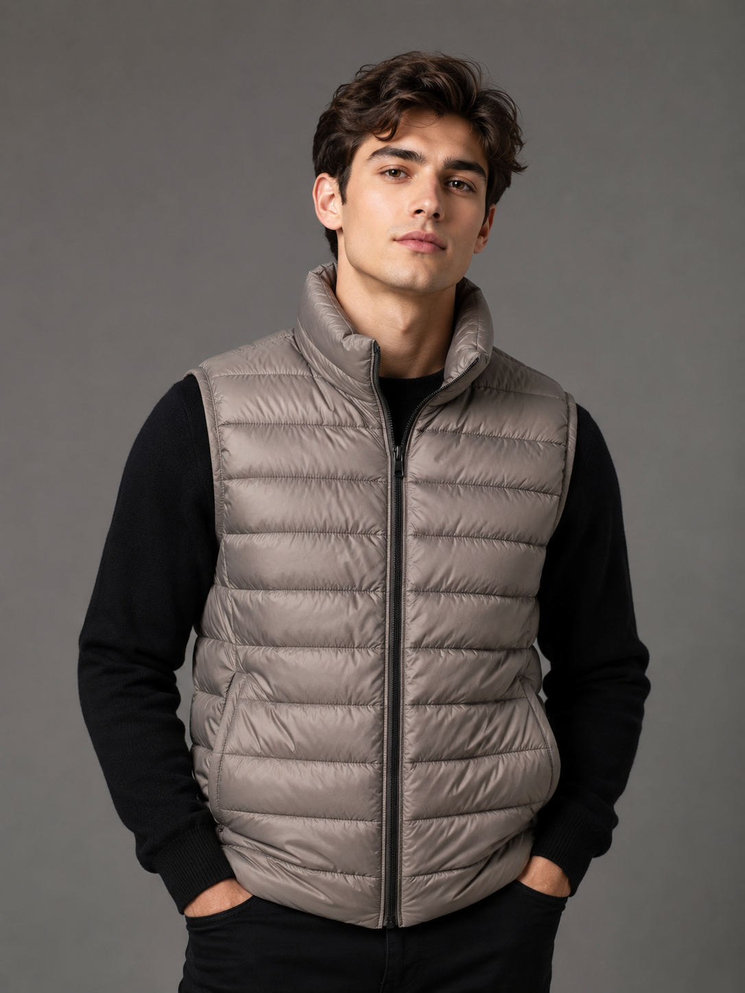 Primark Men's Lightweight Puffer Gilet Jacket