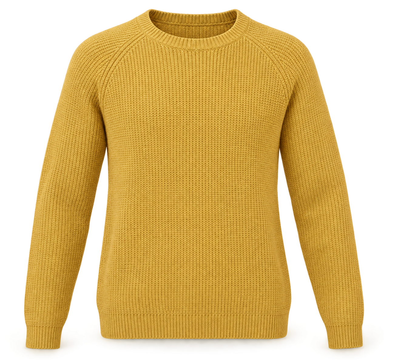PEP&CO women Mustard Yellow Knitted Crew Neck Jumper