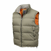 Duck and Cover Men's Olive Puffer Gilet – Authentic UK Return