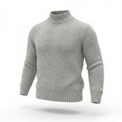George grey knitted sweater detail view Pakistan