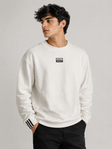 Adidas White Crewneck Sweatshirt