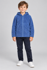 Andy & Evan Boy Blue Zip-Up Hooded Jacket
