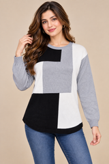 Apricot Women Colour Block Knit Jumper