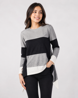 Apricot Women's Colour Block Long Sleeve Tunic