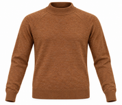   Atmosphere women’s brown mock neck knit jumper in UK size 10, featuring long sleeves and ribbed trims for versatile everyday styling.

