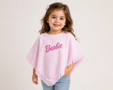 Barbie Girls Pink Fringe Poncho