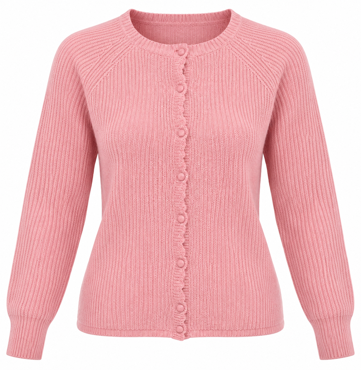  Boden Women’s Pink Ribbed Button-Up Cardigan in UK Size 10. A stylish, soft knit layering piece from UK Customer Returns, perfect for everyday wear.