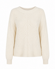 Boden women’s cream cable knit jumper in UK XL. Classic crew neck, long sleeves and textured knit design for stylish everyday wear.