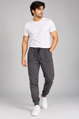 Boohoo Men Charcoal Grey Cuffed Joggers