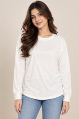 BRAVE SOUL Women White Full Sleeve Top