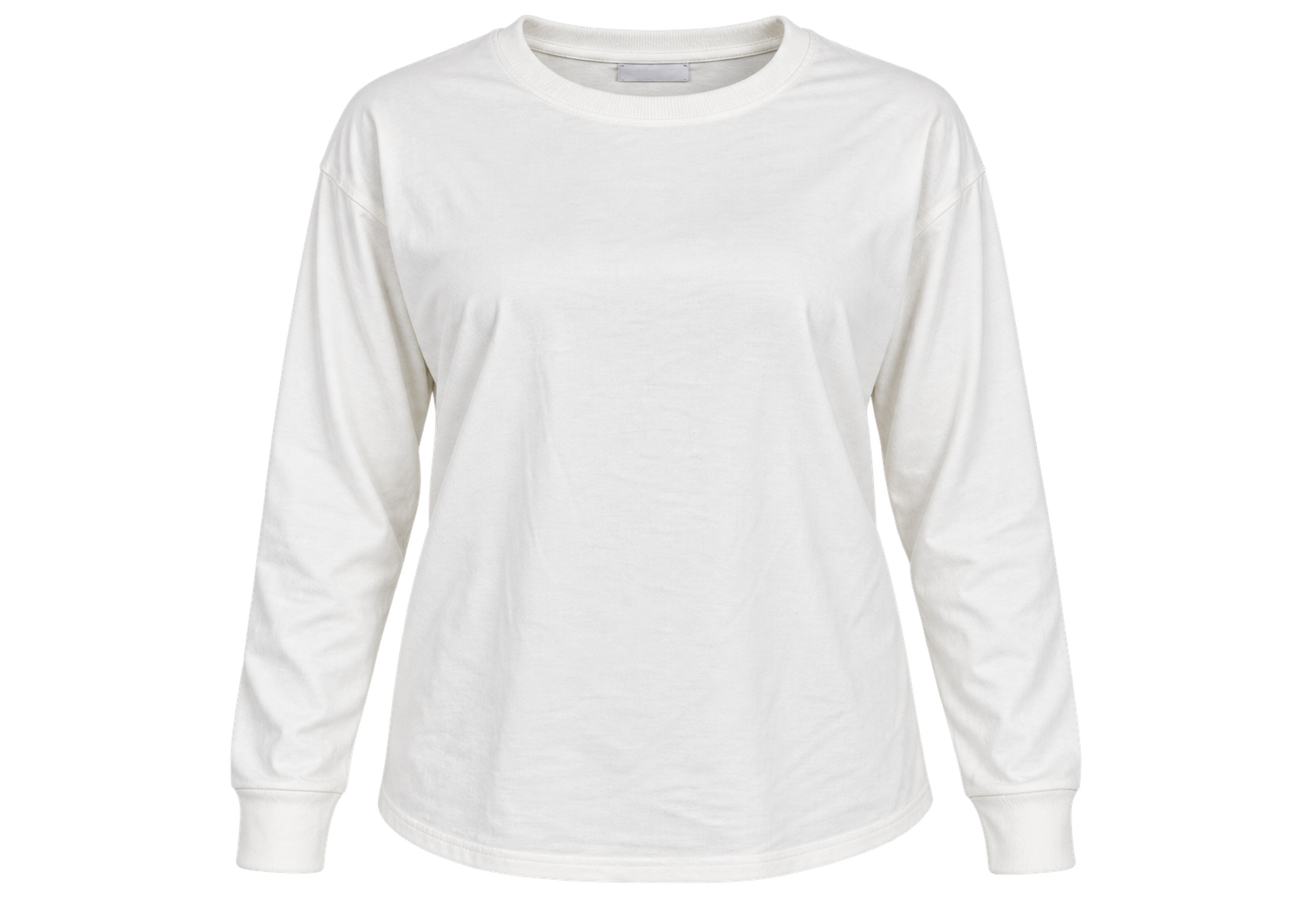 BRAVE SOUL women’s white full sleeve top in UK Size 2XL. A comfortable crew-neck casual top ideal for everyday wear and easy layering.