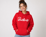 Butlins Girls Red Pullover Hoodie with White Logo