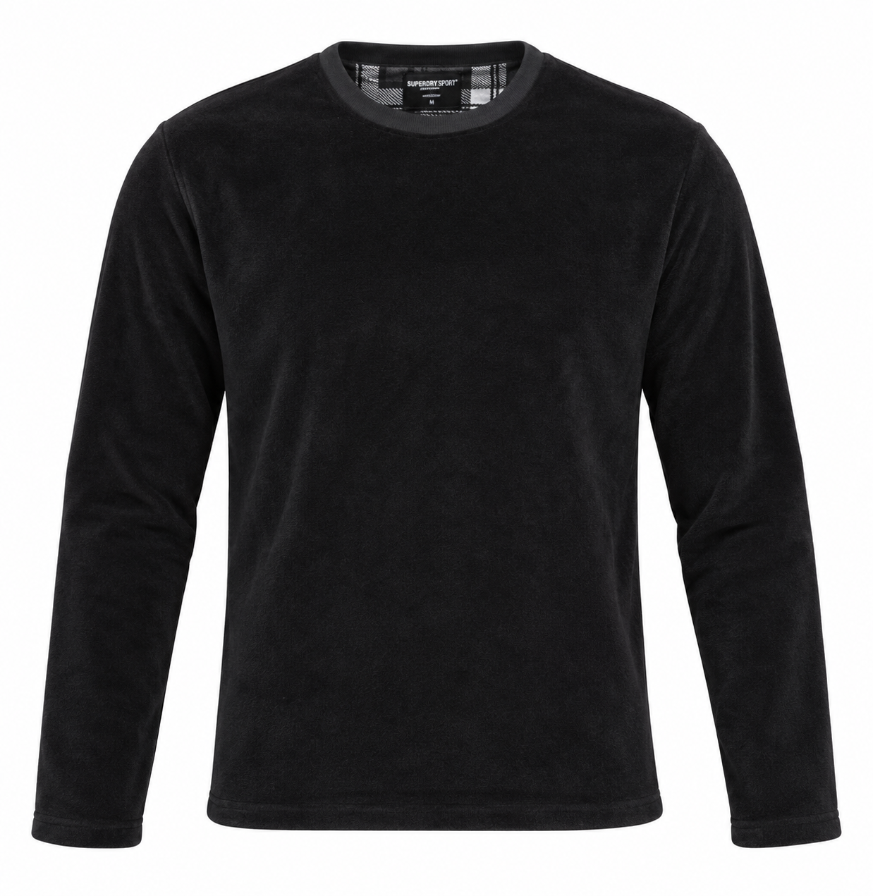 CEDARWOOD STATE men’s black fleece crew neck sweatshirt in UK Size M. Soft, comfortable and versatile branded casualwear for everyday use.