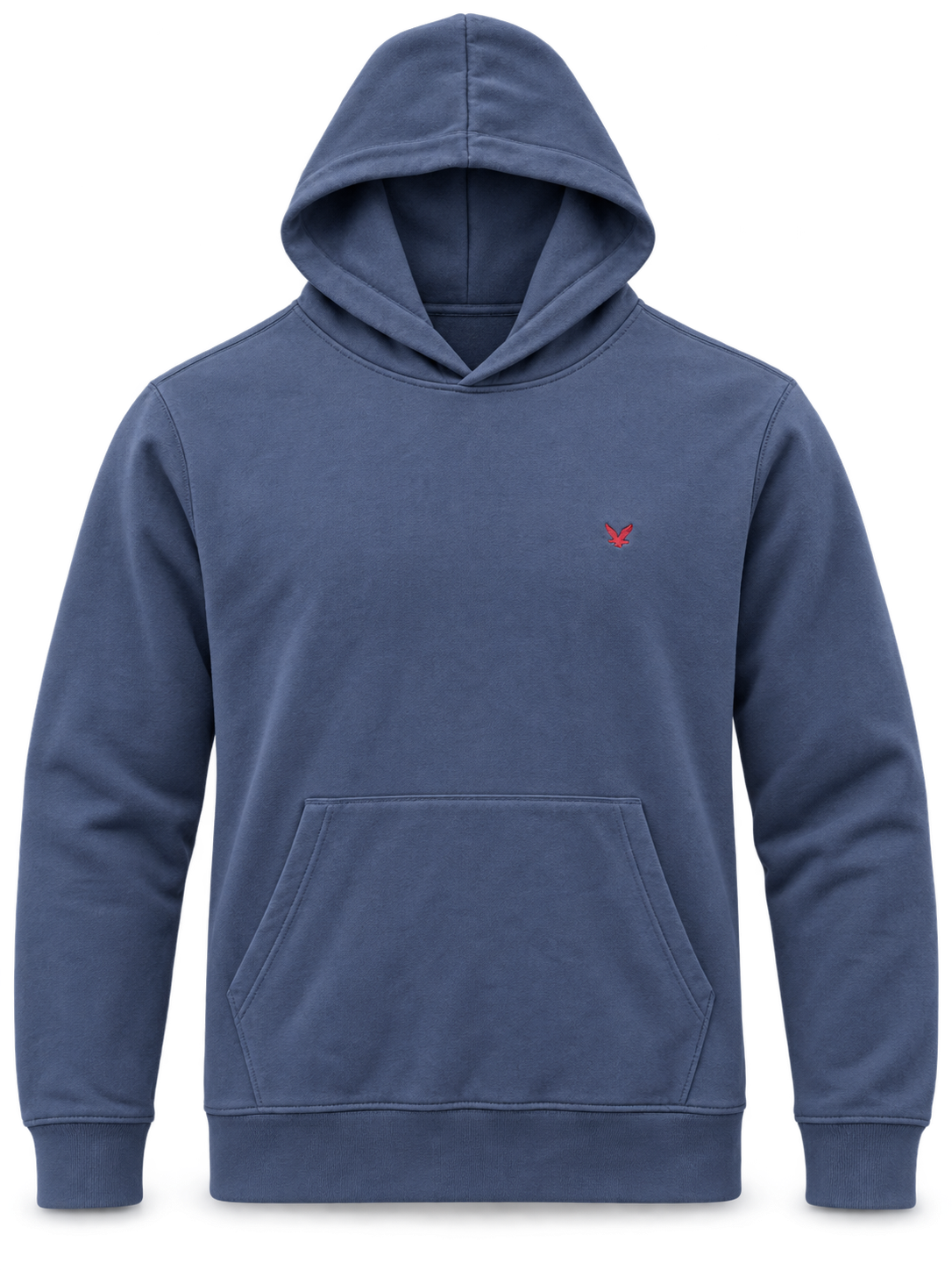  this Crew Clothing Company navy blue hoodie in UK size XL. Comfortable pullover design with hood, kangaroo pocket and subtle embroidered logo.