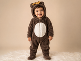 Disney Baby Brown Bear Hooded Fleece Romper