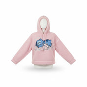 Disney Stitch Sleepy Pink Fluffy Teddy Fleece Hoodie for Women in UK Size S. Soft, cozy, stylish and perfect for winter. Shop now!