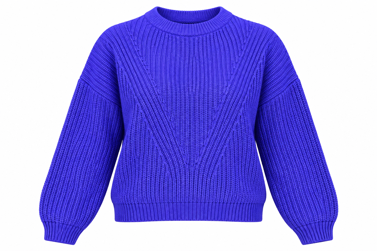  Esmara Women’s Purple Chunky Knit Sweater in UK Size L. Stylish crew neck jumper with textured knit detailing, long sleeves and a cosy relaxed fit.