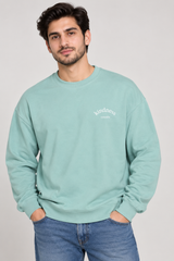 F&F Men Mint Green “Kindness Counts” Crew Neck Sweatshirt