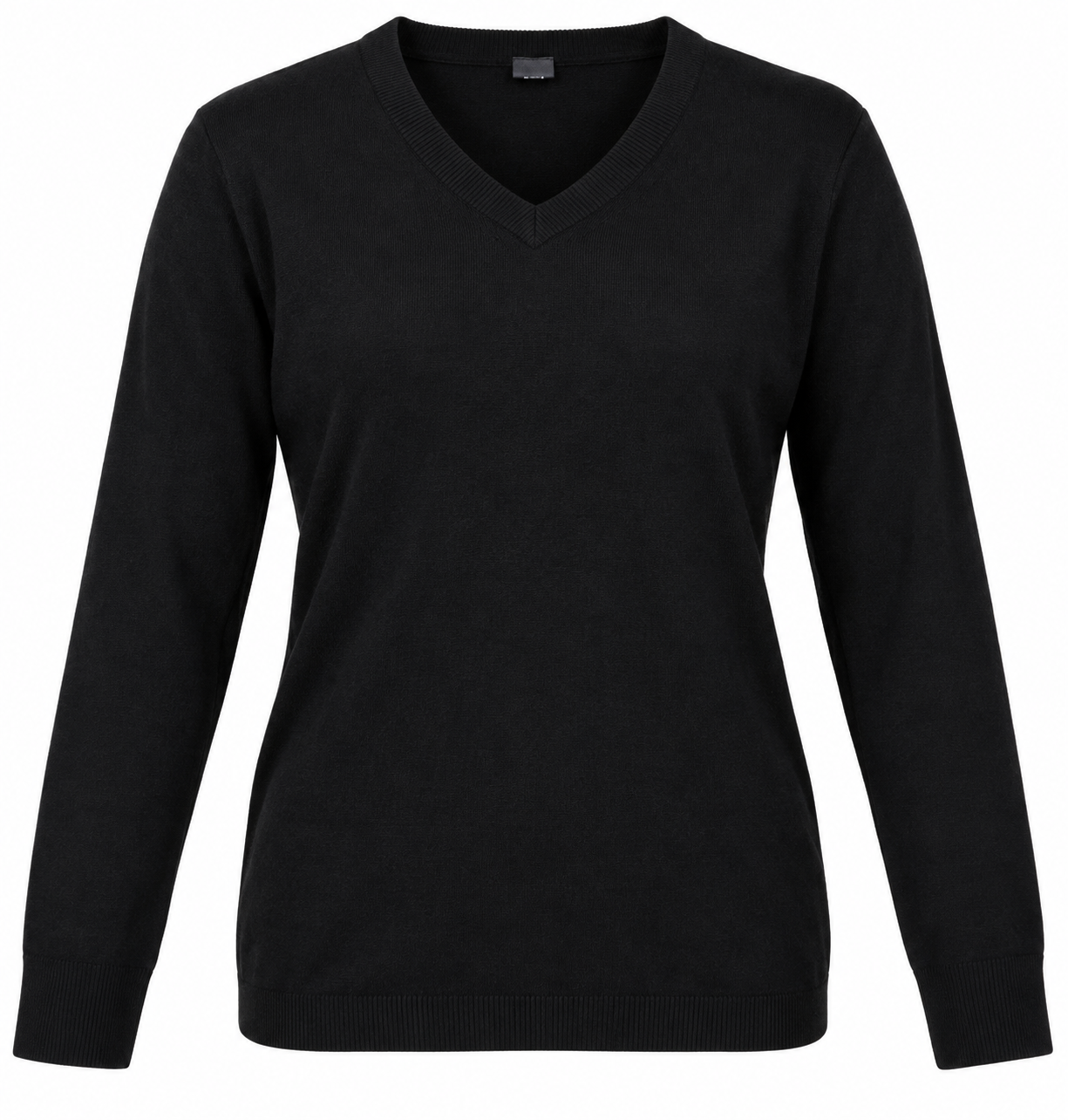 F&F Women’s Black V-Neck Knit Sweater in UK Size M. Classic long-sleeve jumper with a versatile everyday design. Quality UK imported fashion.