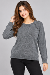 F&F Women Grey Marl Knitted Jumper