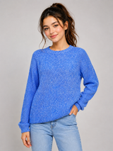 F&F Women’s Blue Textured Knit Jumper