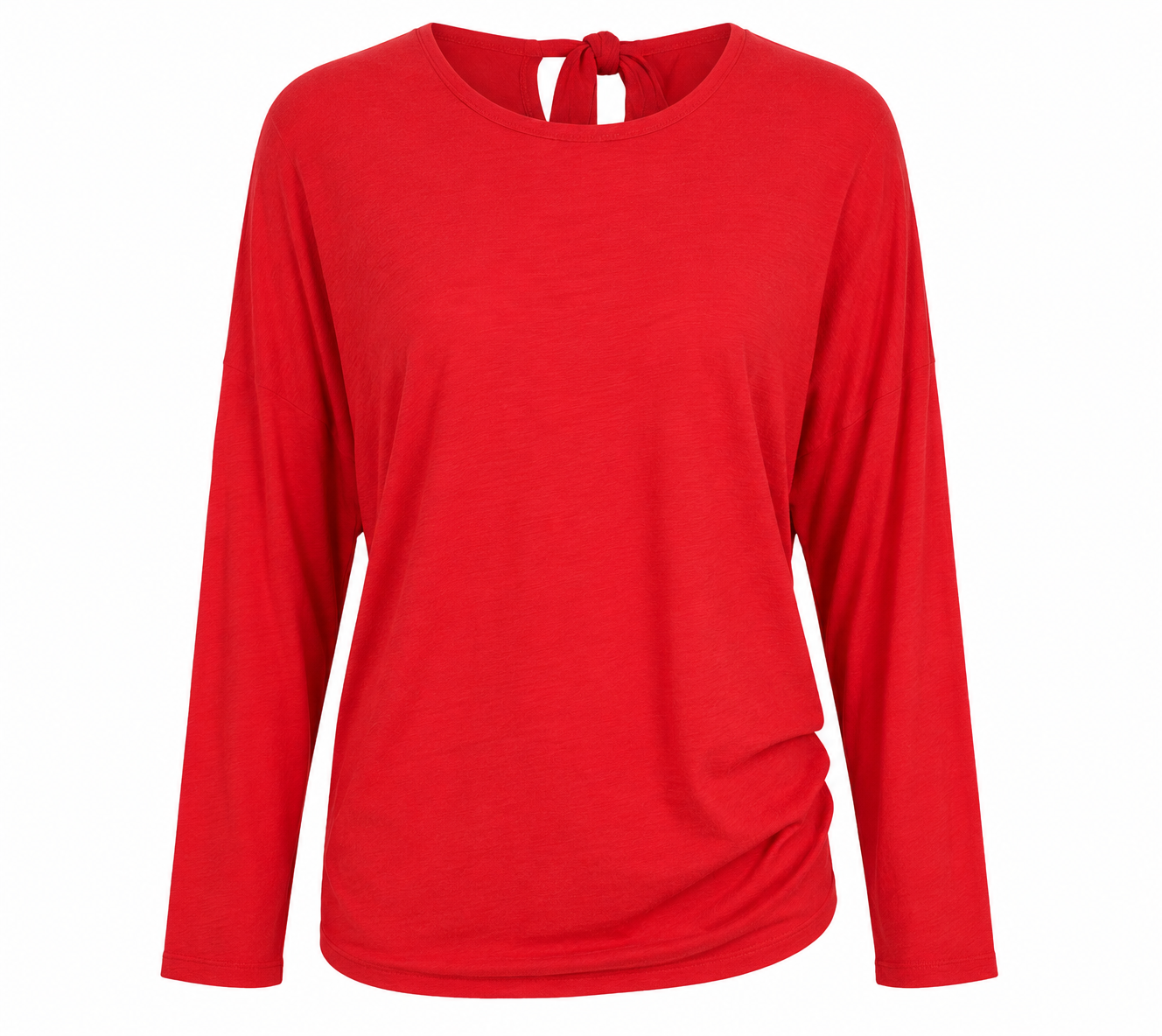  F&F women’s red batwing long sleeve top in UK Size 22. Relaxed fit, vibrant red colour and versatile casual style, perfect for everyday outfits.