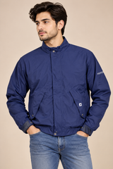 FOOT JOYS Men Navy Blue Lightweight Windbreaker Jacket