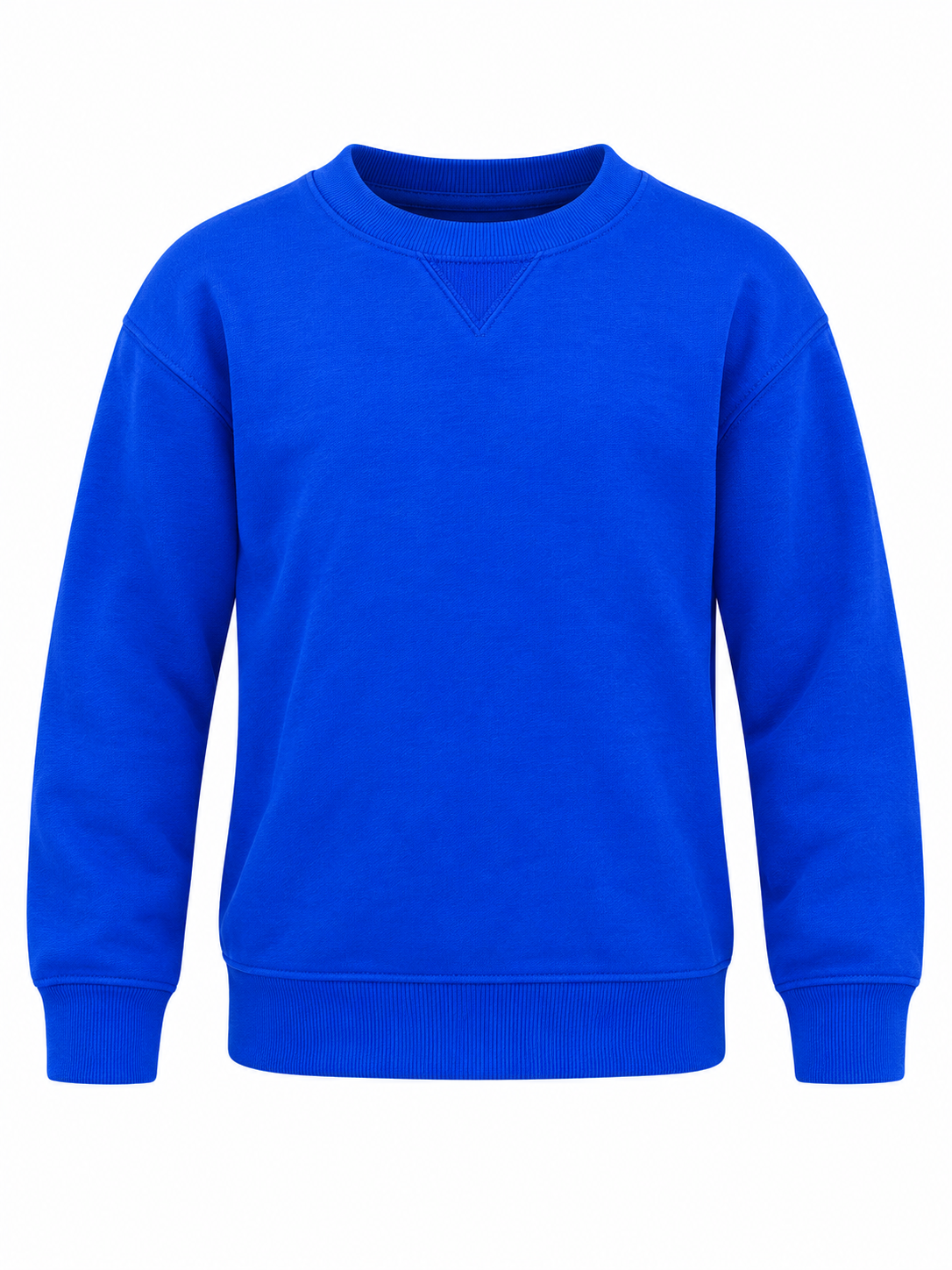  George Girls Royal Blue Crew Neck Sweatshirt in UK Size 5–6 Years. Stylish long sleeve casual jumper, perfect for everyday outfits.