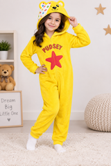 GEORGE Kids Yellow Pudsey Bear Hooded Fleece Onesie