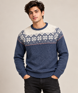 GEORGE Men Fair Isle Knit Jumper