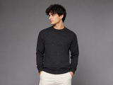 George Mens Charcoal Grey Crew Neck Jumper