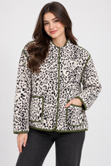 GEORGE Women’s Leopard Print Fleece Jacket