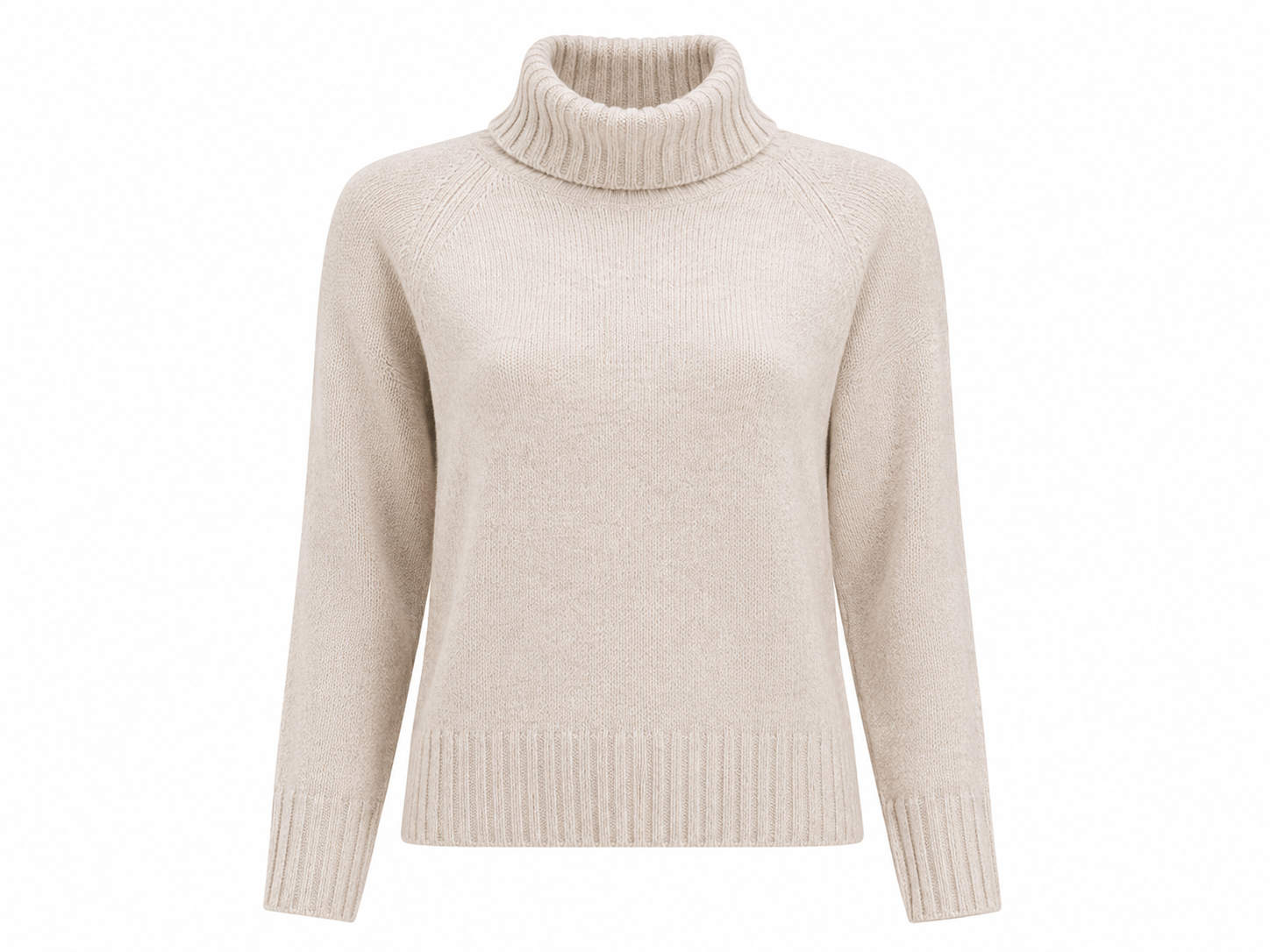  George Women’s off-white oatmeal ribbed turtleneck jumper in UK size 20. Soft knit, long sleeves and classic design, perfect for cosy everyday winter styling.
