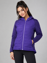 Gerry Women’s Purple Hooded Quilted Jacket