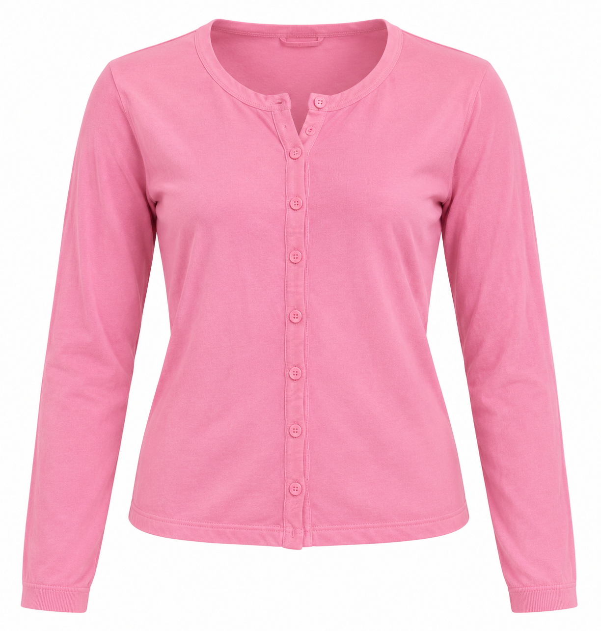  GIRLS WEAR pink button-up cardigan for girls in UK size 13 years. A comfortable long-sleeve layering piece perfect for casual everyday wear.