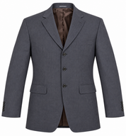 GREENWOODSELITE men’s charcoal grey pinstripe blazer in UK Size L. A smart formal suit jacket ideal for office, weddings, business and occasions.