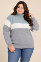 HUSH Women Colour Block Roll Neck Jumper