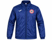 JOMA Boys Brentford Football Club navy blue windbreaker jacket in UK Size S. Lightweight zip-up football jacket with sporty club detailing.
