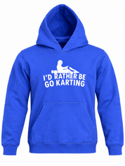  JustHoods Boys Royal Blue Go Karting Graphic Hoodie, UK 7–8 Years. Sporty pullover with kangaroo pocket, hood and comfortable casual fit.