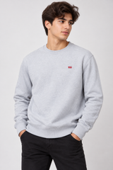 Levi’s Men Grey Crew Neck Sweatshirt