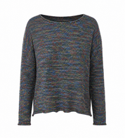  LV Clothing women’s multicolour knit sweater in UK size M. Stylish long-sleeve casual jumper with textured knit design, perfect for everyday outfits.