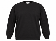M&S Men’s Black Crew Neck Sweatshirt in UK Size 2XL. A classic plain long-sleeve jumper with a comfortable fit, ideal for casual everyday wear.