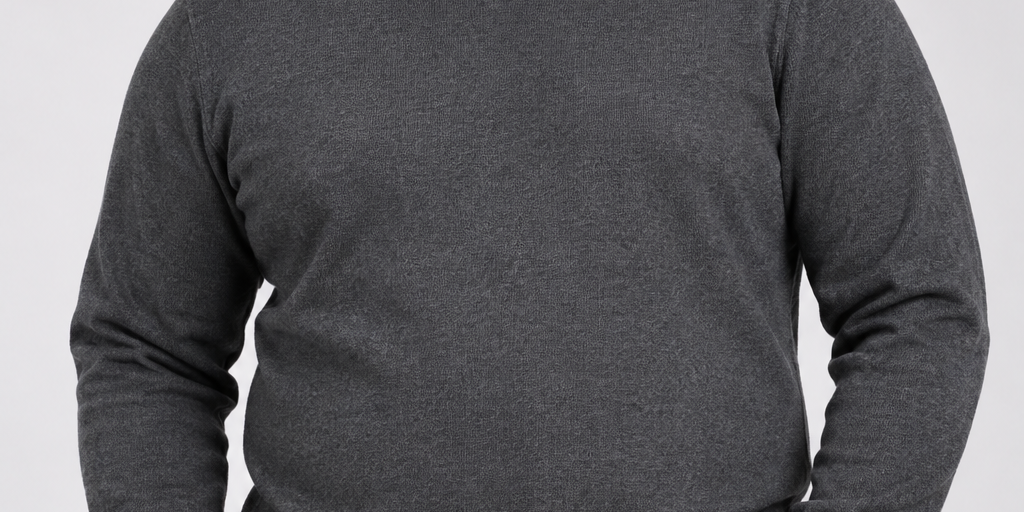 M&S men’s charcoal grey V-neck jumper in UK Size 3XL. Classic long-sleeve knitwear with ribbed trims, ideal for casual and smart-casual wear.