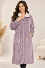 M&S Women Plush Fleece Dressing Gown
