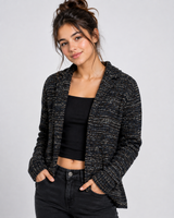 M&S Women's Textured Open Front Knit Cardigan
