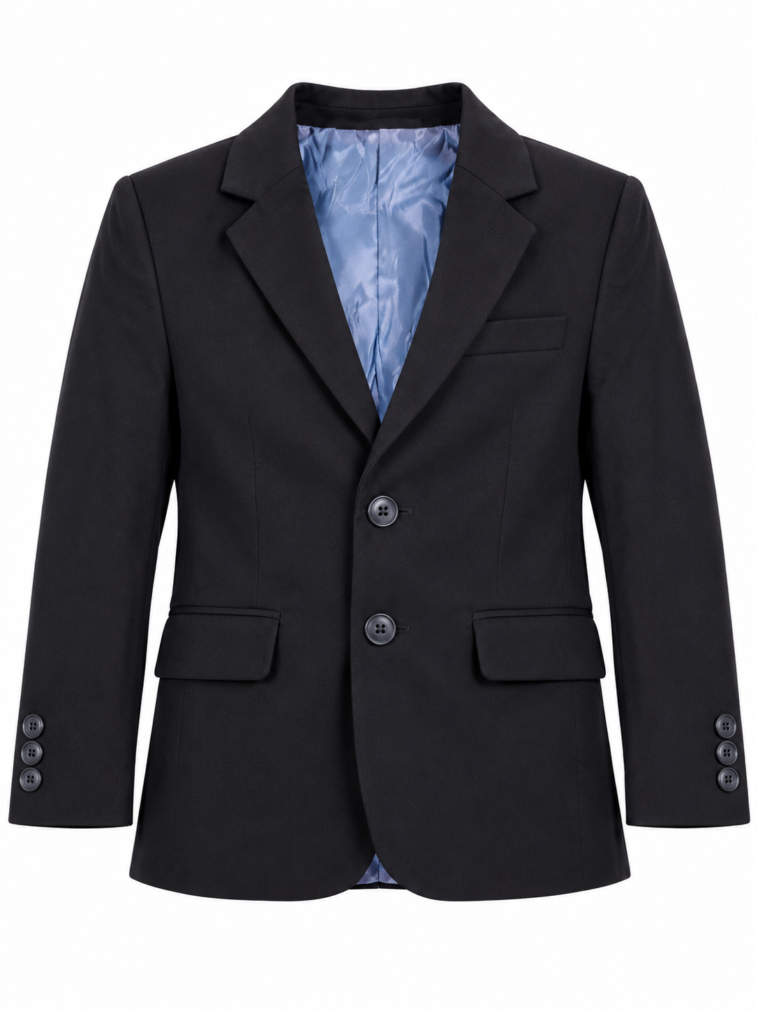 Marks & Spencer boys black formal blazer in UK size 9–10 years. Smart tailored M&S suit jacket, perfect for weddings, parties and special occasions.
